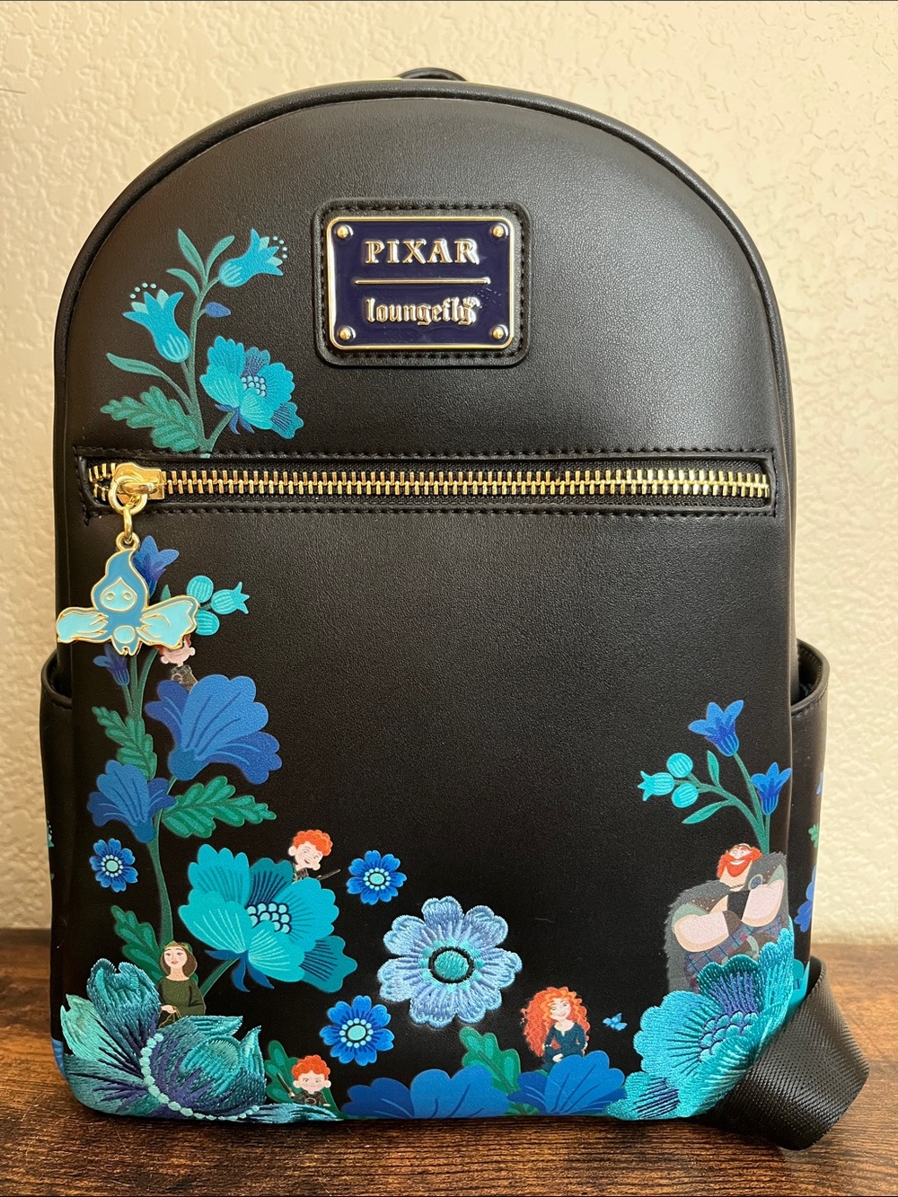 SET Loungefly Disney Pixar Brave Merida Botanical Floral Mini Backpack - Picture 5 of 14